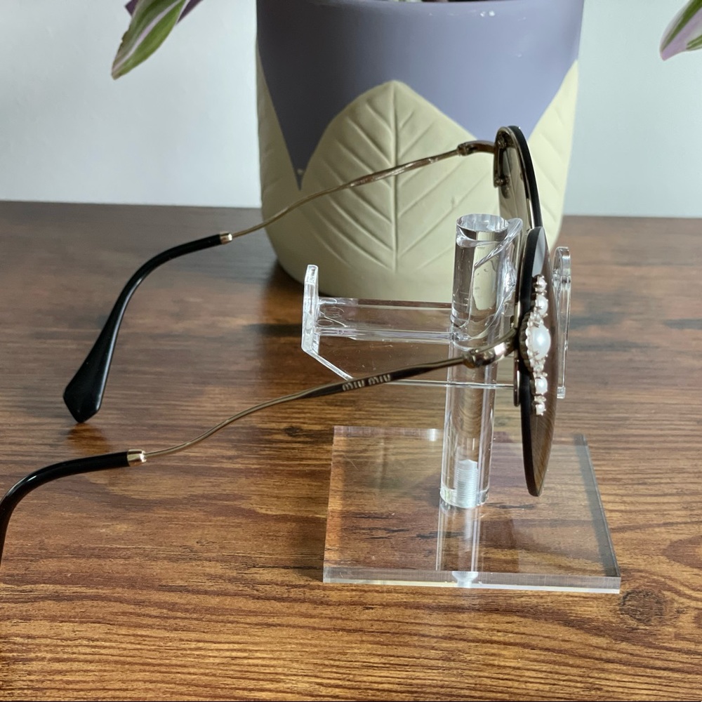 Miu Miu Sunglasses, Round Frameless - Picture 4 of 6